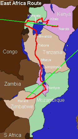 East Africa Map