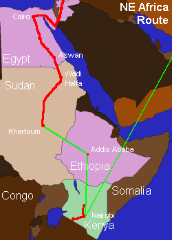 North-East Africa Map