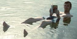 Me floating on Dead Sea