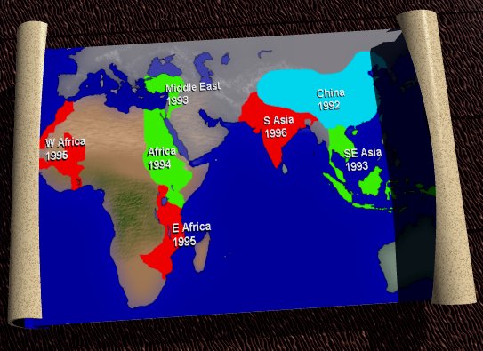 Map of my travels