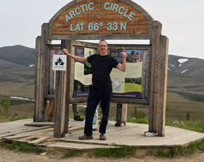 Me at Arctic Circle